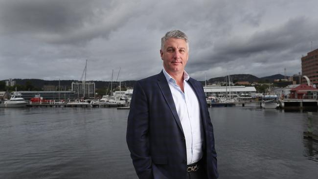 JBS Australia CEO Brent Eastwood in Hobart. Picture: Nikki Davis-Jones