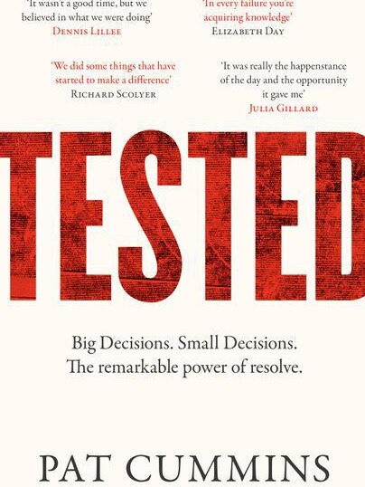 The cover of Tested by Pat Cummins