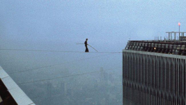 A scene from the Man on Wire documentary.