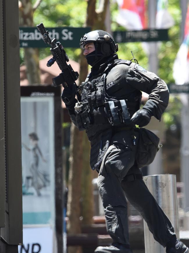 NSW Police will be legally protected if they shoot a terrorist dead under new laws to be introduced by the end of the month. Picture: Saeed Khan