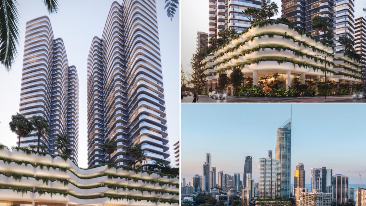 First look: $700m twin towers for landmark Surfers Paradise site