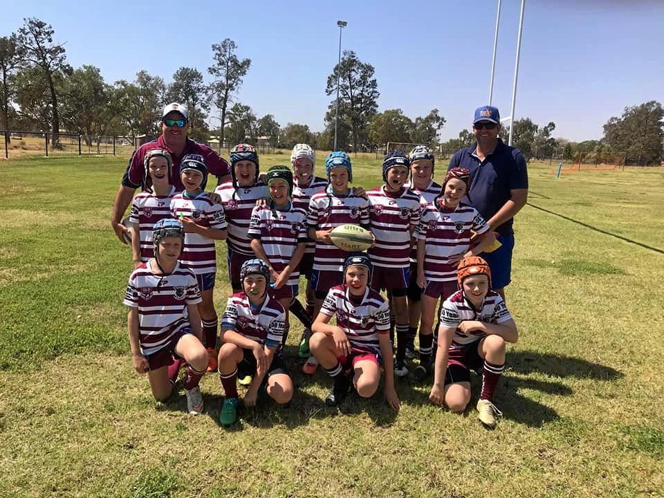 MULGA CUP TEAM: The Wandoan Wildcats team at the U11 Mulga Cup over the weekend. Picture: Teena Doherty