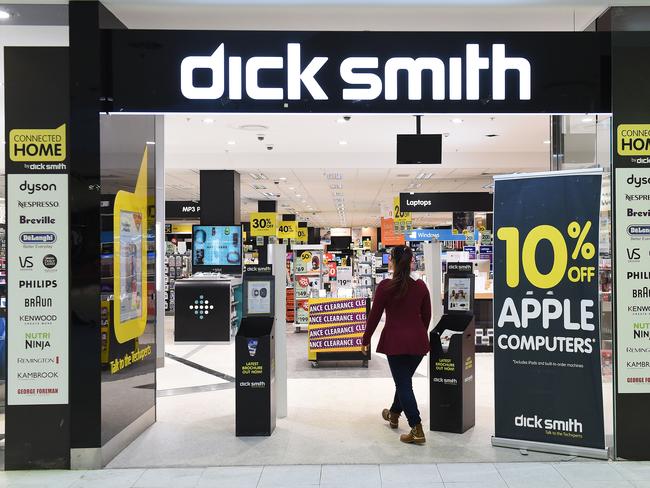 Dick Smith stores are struggling throughout Australia.  Picture: AAP Image/Dave Hunt