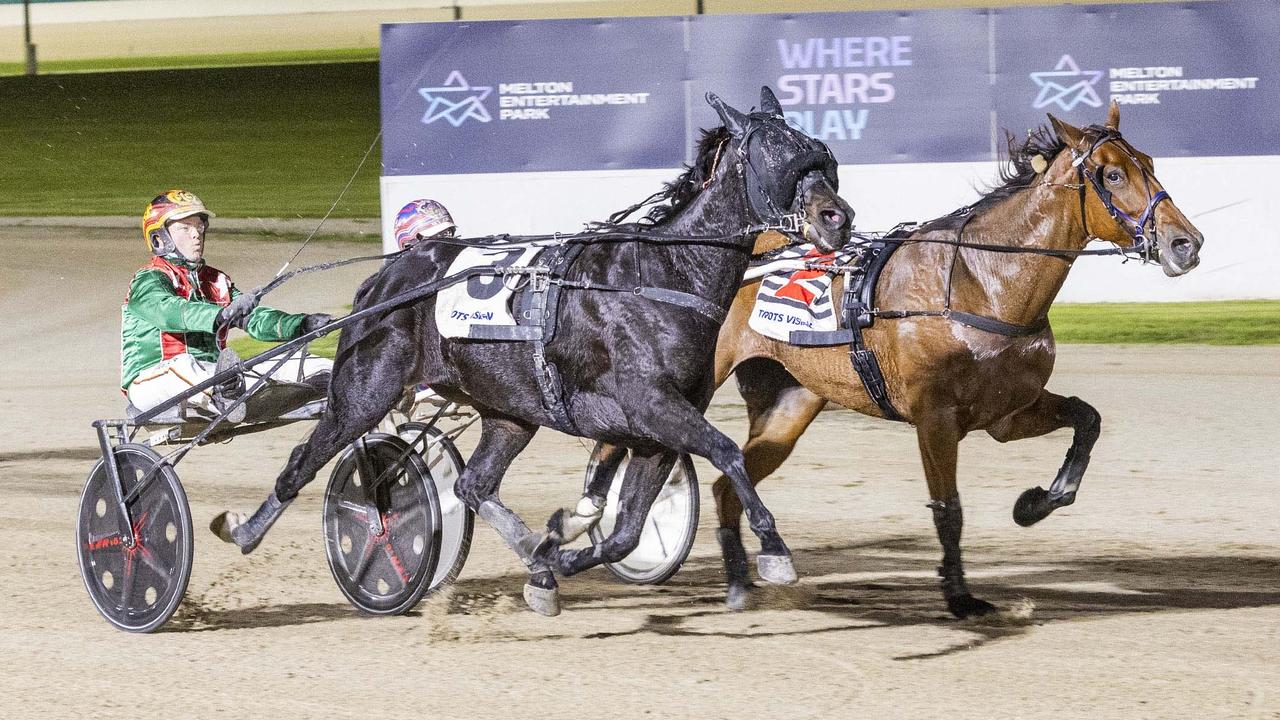 Keayang Zahara wins at Melton on Saturday. Picture: Stuart McCormick.