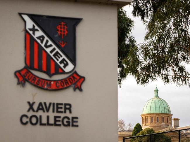 Xavier College, Kew. Picture: Mark Stewart
