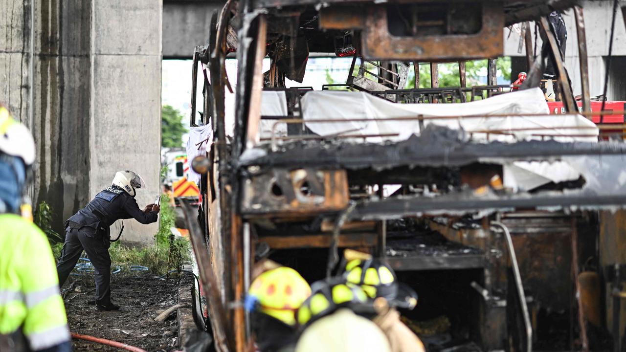 Prime Minister Paetongtarn Shinawatra expressed condolences, confirming fatalities. (Photo by Manan VATSYAYANA / AFP)