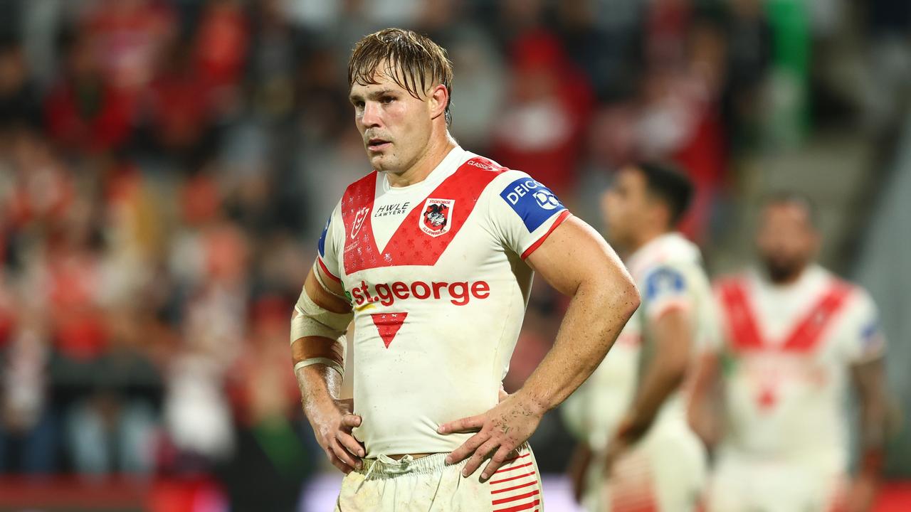 De Belin will be back for the Dragons’ final match of the season against the Knights in Round 27. Picture: Getty Images.