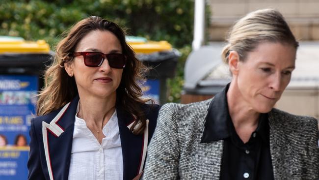 Counsel assisting the corner, Dr Peggy Dwyer SC (left), accompanied by her co-counsel, barrister Emma Sullivan. . Picture: NewsWire / Monique Harmer