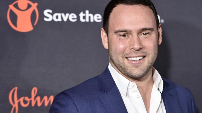 Manager to the stars Scooter Braun. Picture: Steven Ferdman/AFP