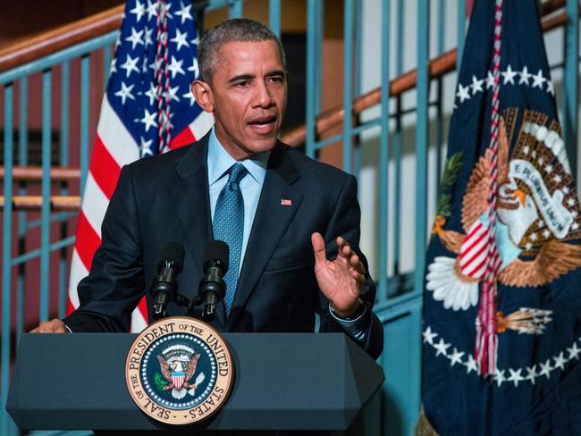 Second chance ... US President Barack Obama’s policy seeks to break cycles of poverty. Picture: Andrew Burton/Getty Images/AFP