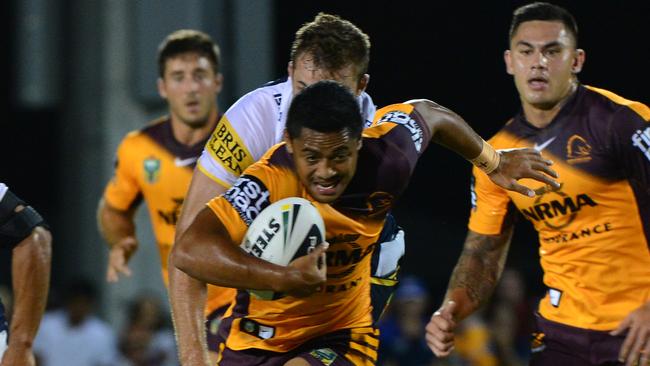 North Queensland Cowboys against Brisbane Broncos at Mackay Stadium. Picture: Evan Morgan