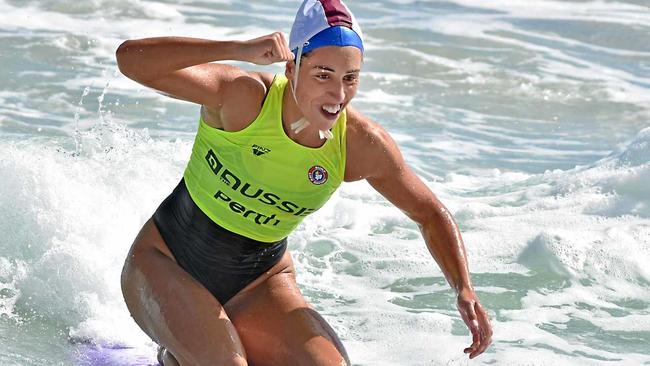 Lana Rogers won the Australian ironwoman crown. Picture: Harvpix.com