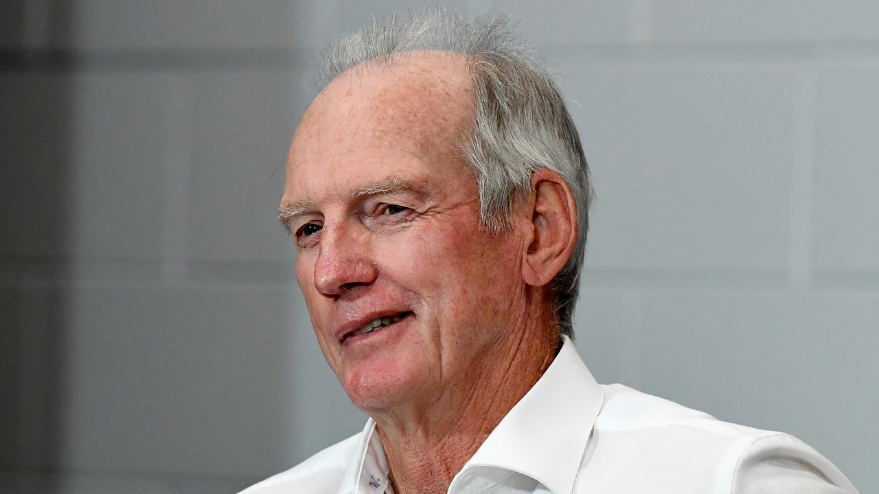 Wayne Bennett will be shooting for his eighth premiership as coach on Sunday when Souths take on Penrith. Picture: Bradley Kanaris/Getty Images