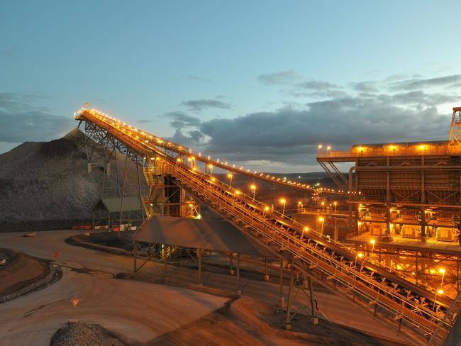 Newmont's Boddington stockpile