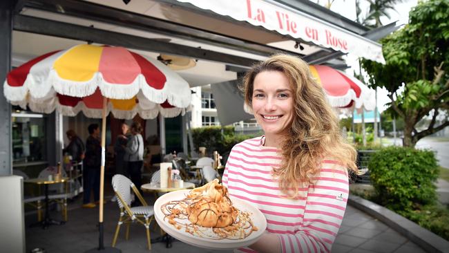 Annabel Pincede has open a new cafe La Vie en Rose at Noosa. Picture: Patrick Woods.