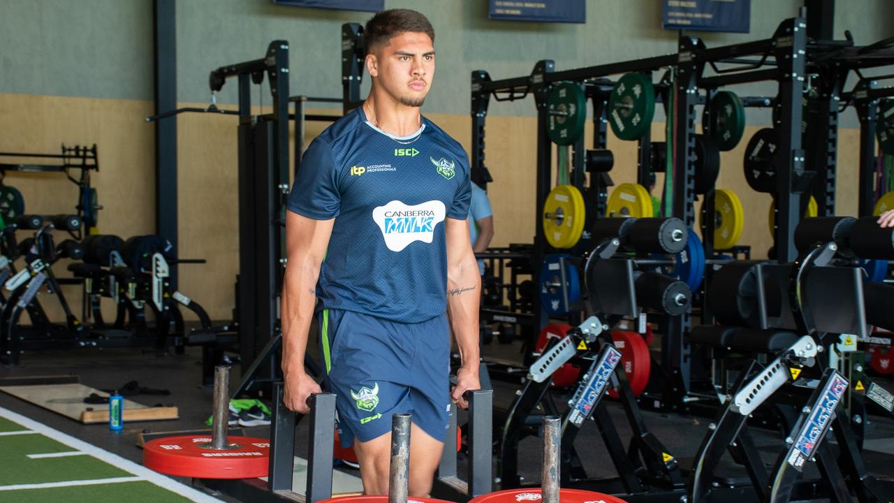 Canberra Raiders lock Trey Mooney is in line for an NRL debut. Picture: Canberra Raiders