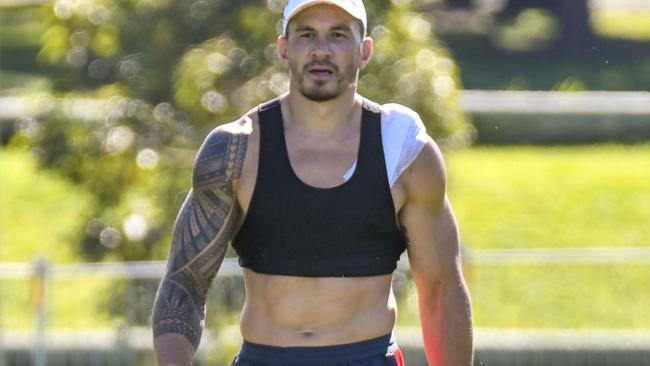 Sonny Bill Williams back at Roosters training. Picture: ©MEDIA-MODE.COM