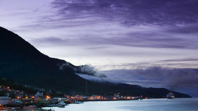 Ketchikan Harbor at Dawn.