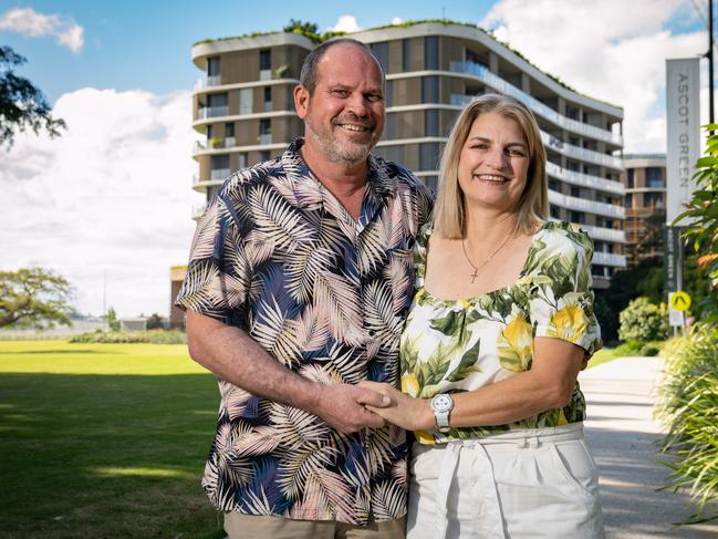 Tania and Paul Dalla Vecchia were among the final purchasers at Tulloch House, buying a two bedroom and two bathroom apartment with city views. Photo: Supplied