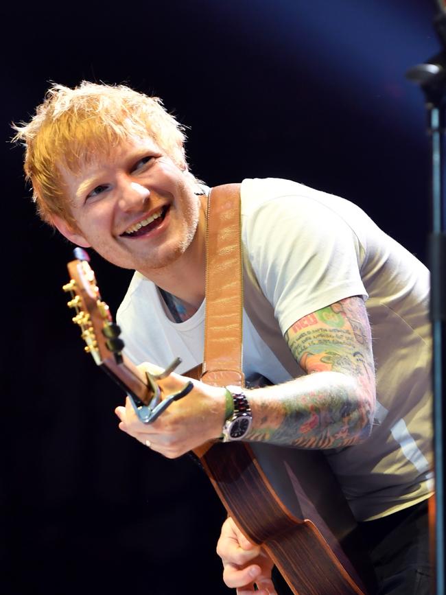 Ed Sheeran. Picture: Getty Images