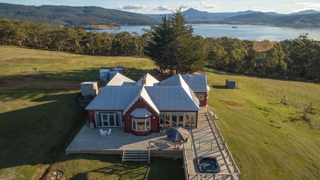 The Cape House at the entrance to Port Esperance, Tasmania. Picture: Jonas Haag