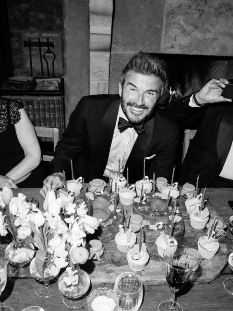 David looked like he was having a great time at his 50th. Photo: Instagram