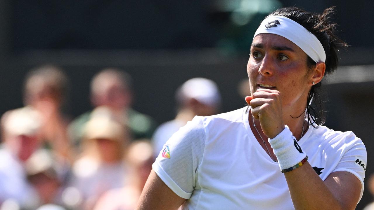 Ons Jabeur declared she was coming for the title. (Photo by SEBASTIEN BOZON / AFP)