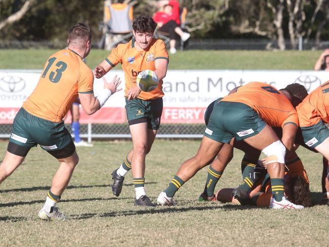 GCDRU grand final rematch, round 9. Surfers Paradise Dolphins v Griffith Uni Colleges Knights. June 8 2024, picture: Richard Gosling