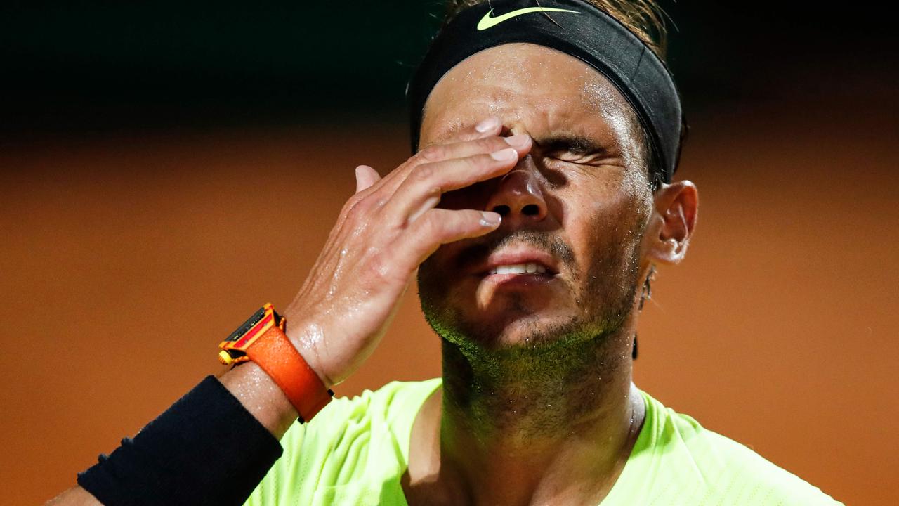 Rafael Nadal was out of sorts in Rome.