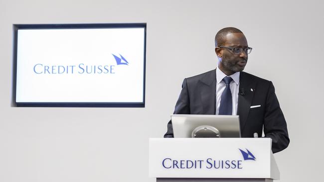 Tidjane Thiam pursued a policy of growth in the wealth operations. Picture: AFP