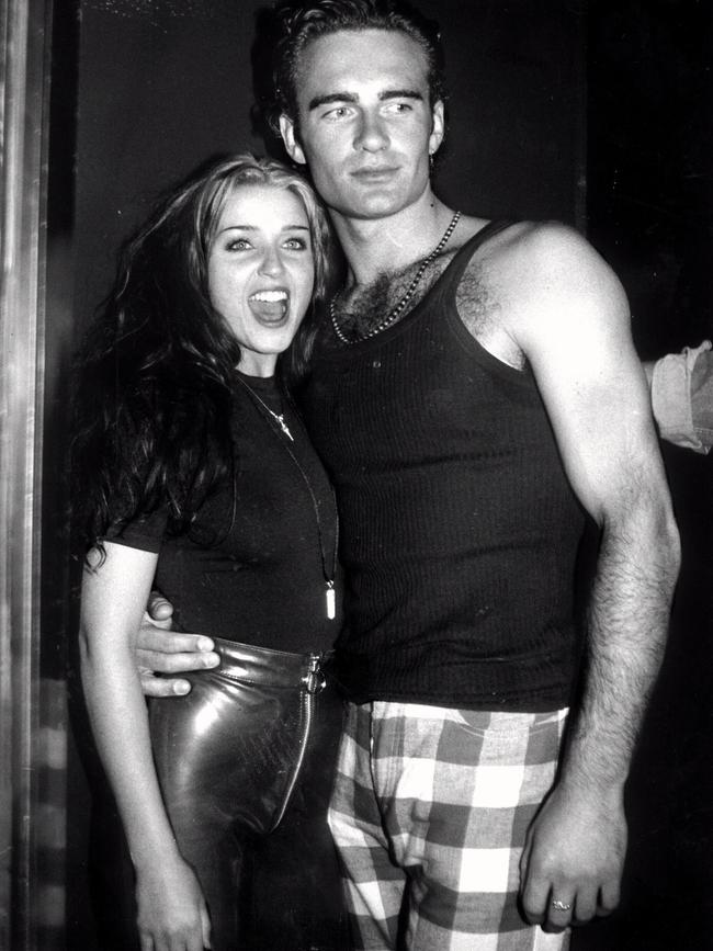 1993: Dannii Minogue with Julian McMahon.