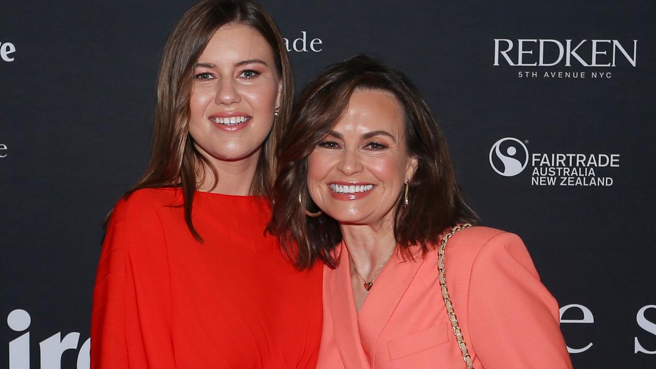 Brittany Higgins and Lisa Wilkinson together in March last year. Picture: Lisa Maree Williams/Getty Images