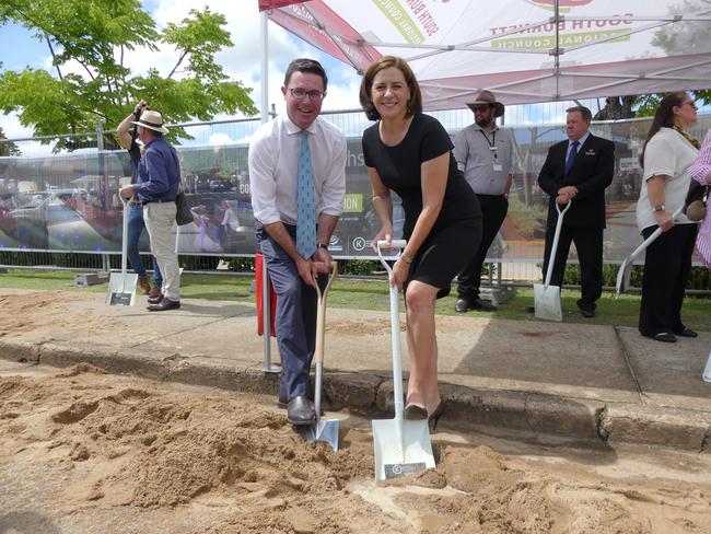 Official groundbreaking ceremony for the Kingaroy Transformation Project. Photo/Holly Cormack.