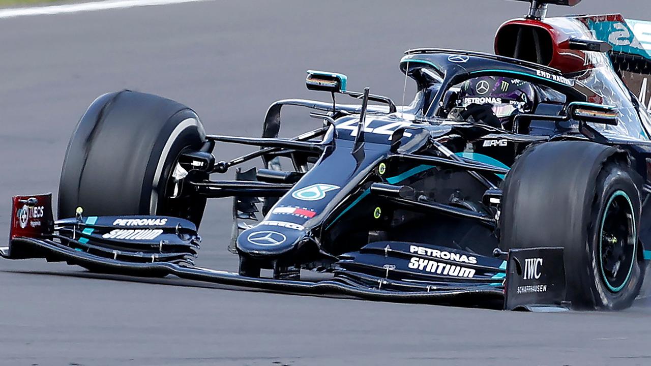 F1 results Video Lewis Hamilton’s final lap, puncture at Silverstone