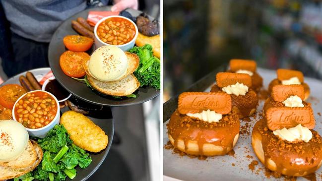 Some of the delicious vegan treats served at The Green Edge Cafe in Windsor. Picture: Facebook / The Green Edge