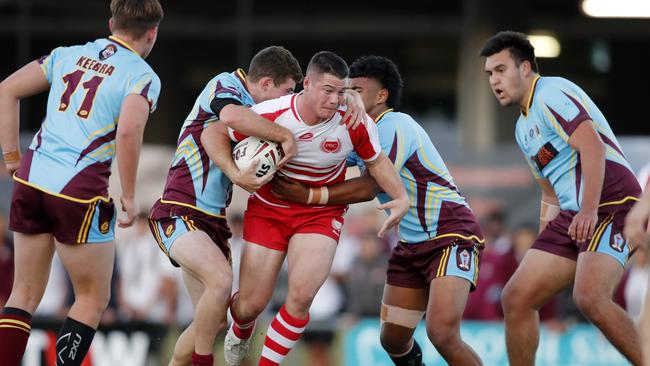 Palm Beach Currumbin’s Daniel Butturini in action. Picture: Josh Woning