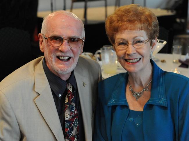 Founder of Outback Patrol Leslie Nixon and his Martha. Picture: Ramon Williams