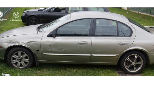 Car found in relation to a break-in and traffic offences at Tantanoola last weekend. Picture: SAPOL