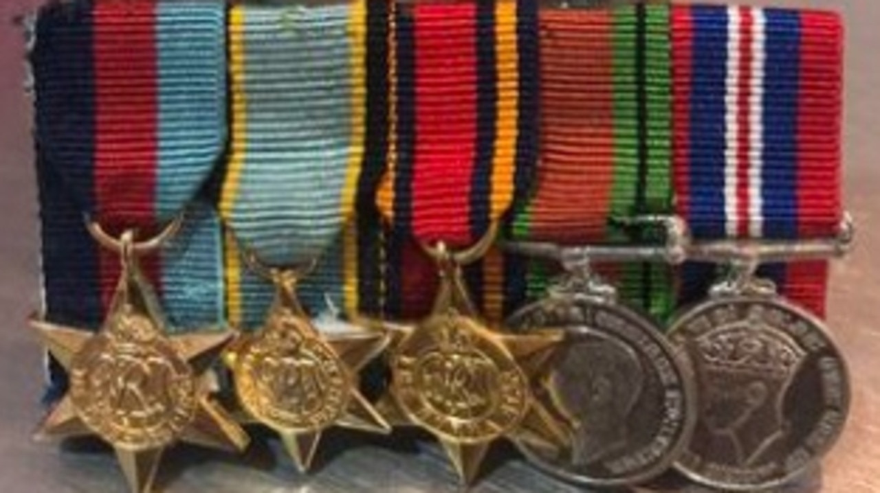 The WW2 Medal set found at Wondai Post office suggests the owner served in the British Navy, according to Noel Selway