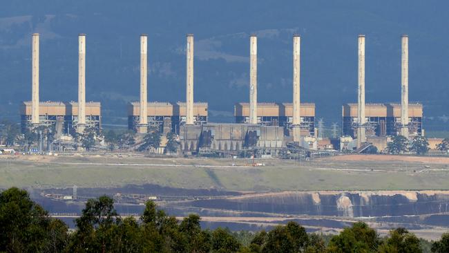 Hazelwood coal fired power station in Victoria's La Trobe Valley has closed after 52 years of operation. Picture: Mal Fairclough/AAP