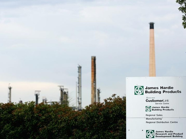 SYDNEY, AUSTRALIA - DECEMBER 1: James Hardie Industries factory is seen December 1, 2005 in Sydney, Australia. James Hardie Industries today signed a deal to pay which will see the company pay $4.5 billion compensation into a Special Purpose Fund which will be used to ensure victims of its asbestos products receive compensation. (Photo by Paul Miller/Getty Images)