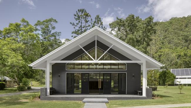 Yoga pavilion at Eden Health Retreat, Currumbin Valley.