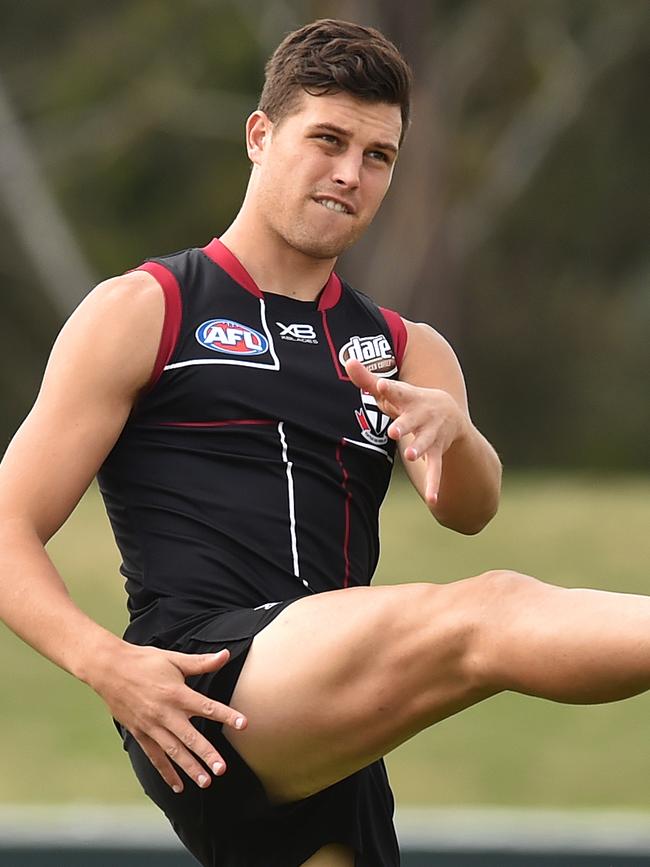 Rowan Marshall has thrived in the ruck at St Kilda.