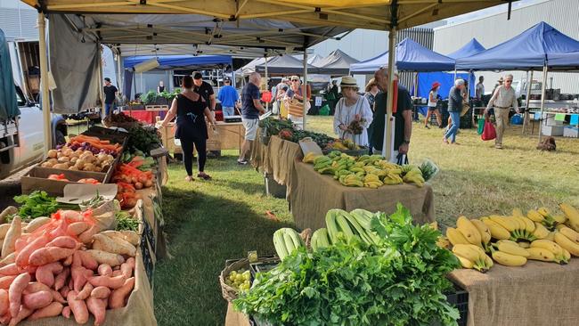 Gold Coast turf club farmers produce market restarted today.