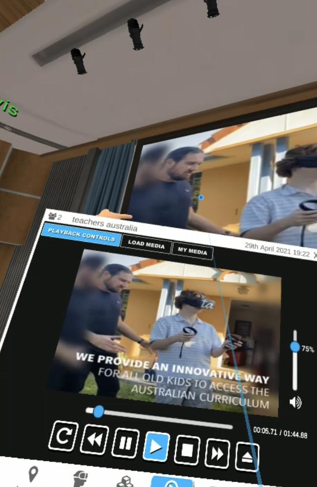 Teachers Australia virtual reality. Picture: Teachers Australia