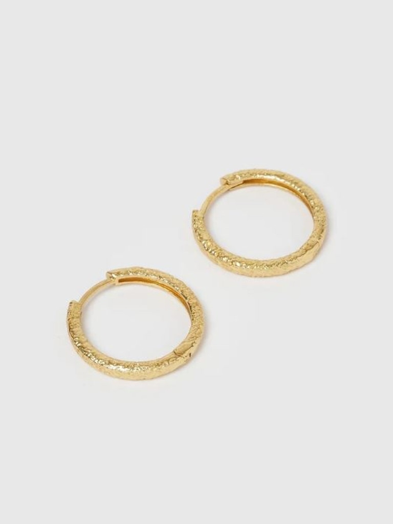 Arms of Eve Arabella Gold Hoop Earrings. Picture: The Iconic