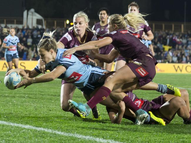 The first Women's State of Origin at North Sydney Oval in 2018 lit a fire for Brown and Clydsdale.