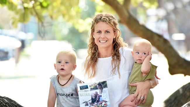 Talita Sheedy, naturopath, has written a new book for holistic bubs and is launching it with a fun day with local businesses. Talita with her two children Jett and Hux.