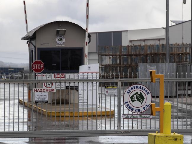 JULY 17, 2020The Australian Lamb Company abattoir in Colac Victoria is closed  after positive Civid cases. A Covid19 outbreak is causing concern for the town who are hoping to have a short lockdown to stop the spread.Picture: David Geraghty