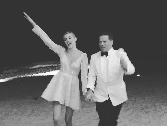 Karl Stefanovic and Jasmine Yarbrough wedding in Cabo posted by Amie Yin. Picture: Instagram 